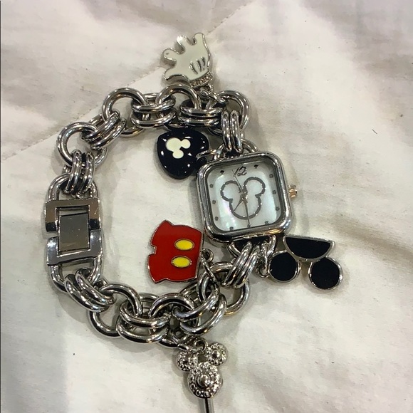 Disney Accessories - Disney - Mickey Mouse Charm Bracket Watch